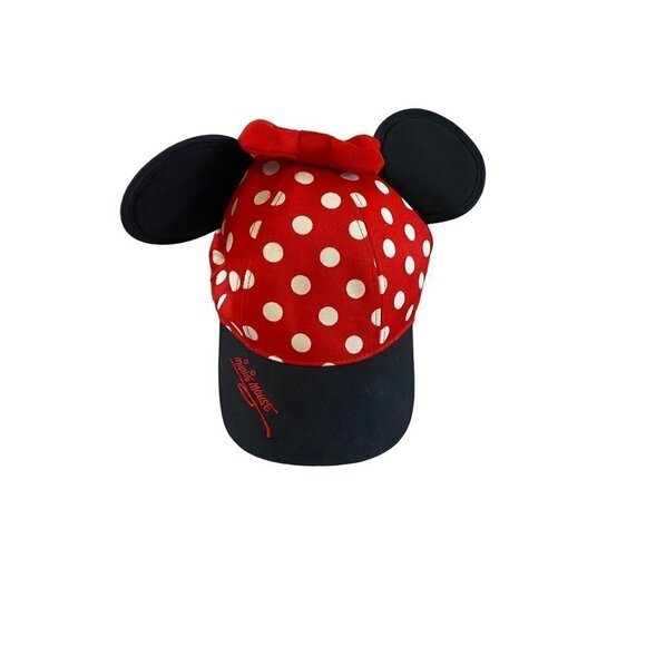 Disney Park Minnie Mouse Kid's Polka Dot Snap Back Cap - 54-57CM - Picture 1 of 8